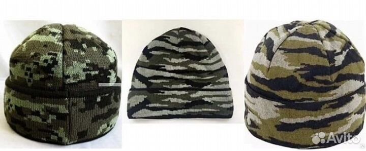 Шапка зимняя военная на флисе