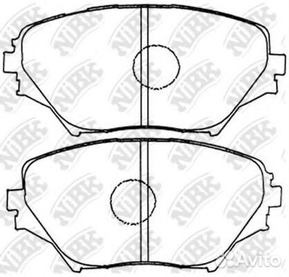 Колодки передние Toyota Rav4 2000-2006