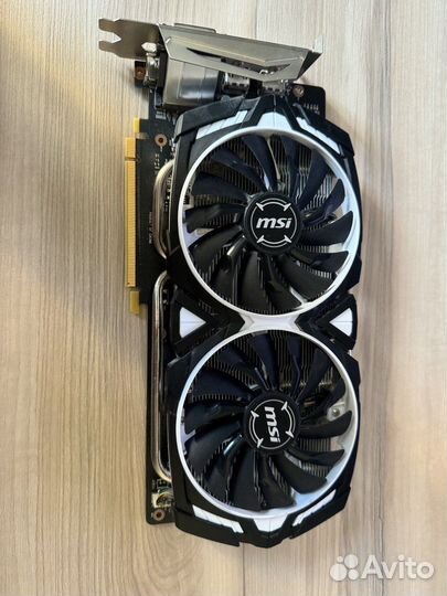 Видеокарта MSI GeForce GTX 1060 Armor 6Gb OCV1