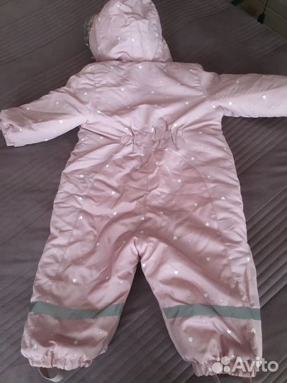 Комбинезон зимний для девочки 12-18 месяцев