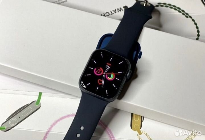 Apple watch 9 45 mm (яблоко при включении)