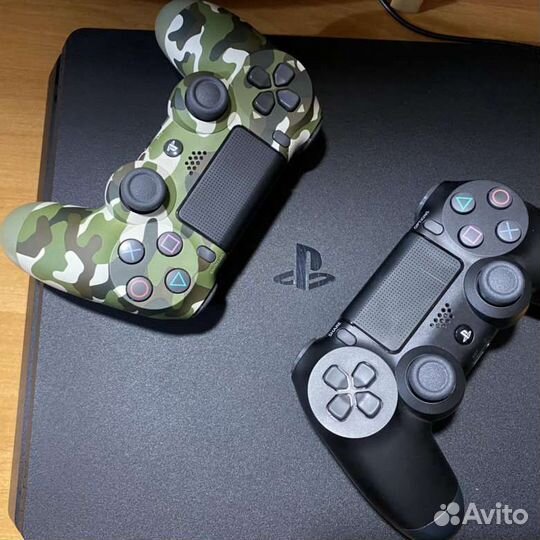 PS4 slim 9.0 с играми