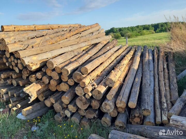 Столбы для забора (сосна)