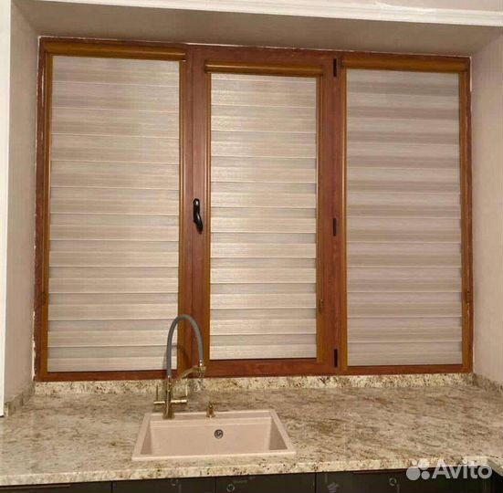 Жалюзи рулонные день ночь шторы