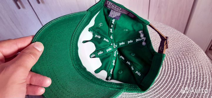 Кепка polo ralph lauren голубой зеленый желтый