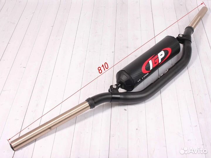 Руль 28мм IGP с перекладиной, черный