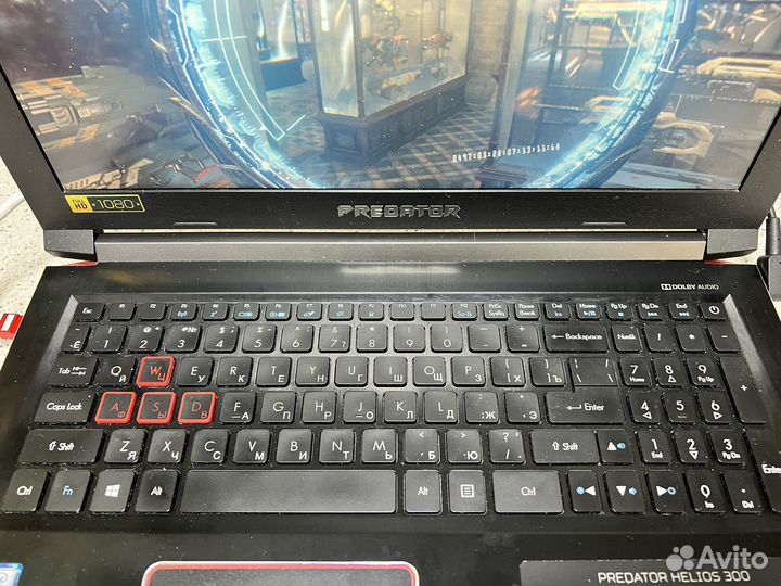 Игровой ноутбук acer i5 8300/16gb DDR4/1060 6gb