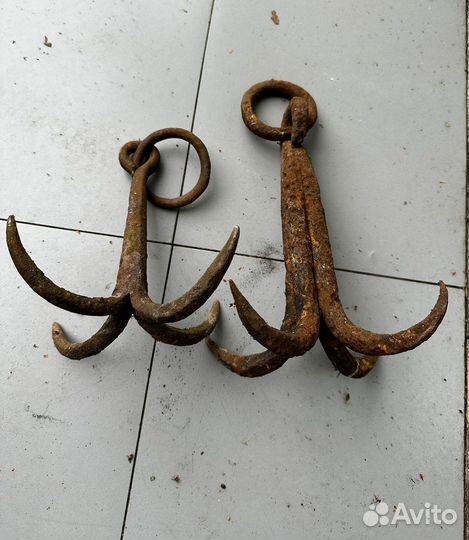 Крюк кошка кованный якорь