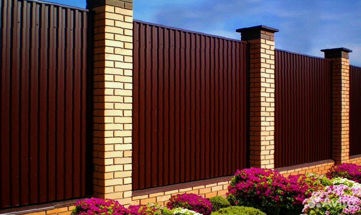 Забор из профнастила