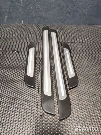 Накладка порога в салоне Audi A6 C7 cdnb 2014