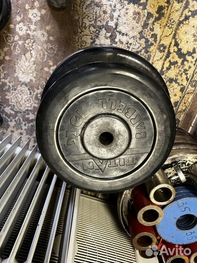 Спортивные блины kettler, barbell