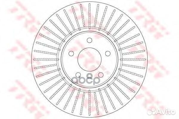 DF6408S диск тормозной п. BMW E70/E71/F16 3.0