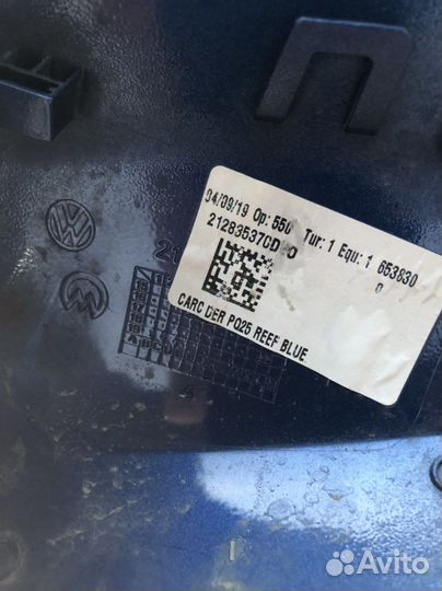 Накладка на зеркало volkswagen polo