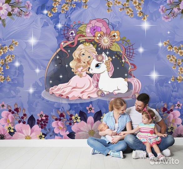 Дизайнерские фотообои / Детские фотообои