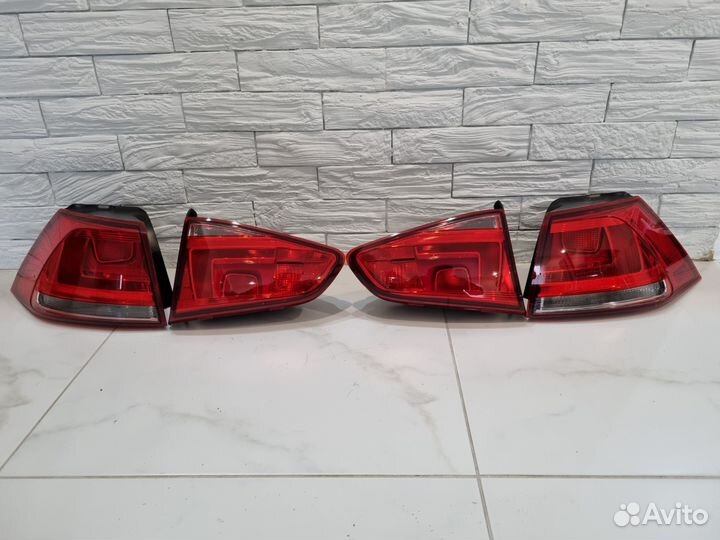Задние фонари комплект 4 шт. volkswagen golf 7