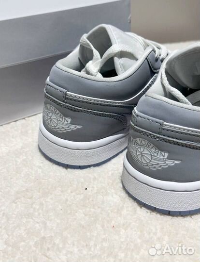 Кроссовки Jordan low wolf grey оригинал