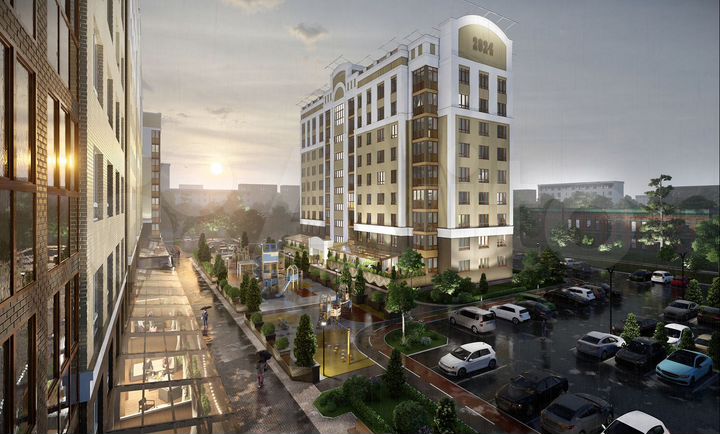 2-к. квартира, 68 м², 6/9 эт.