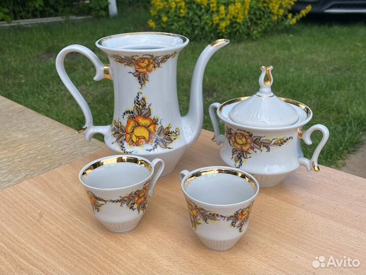 Кофейный сервиз Барановский фарфоровый завод