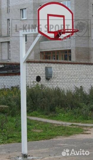 Стойка стритбольная уличная Г-образная