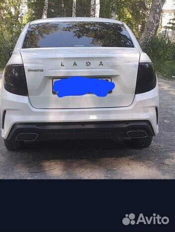 Бампер на LADA granta