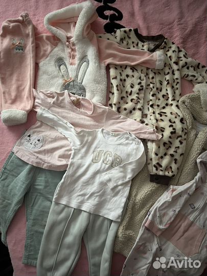 Вещи пакетом для девочки 68 74