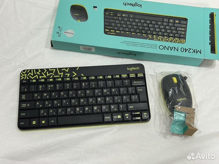Комплект клавиатура+мышь Logitech MK240