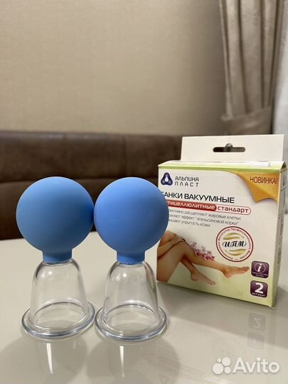 Банки вакуумные массажные Альпина Пласт