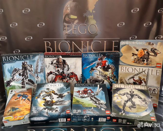Запакованные Титаны Лего Бионикл (Lego Bionicle)