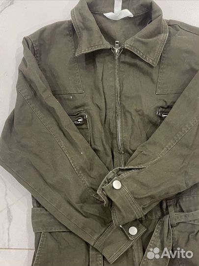 Комбинезон джинсовый хаки HM