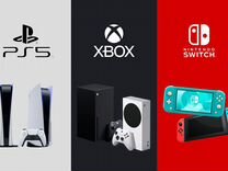 Ремонт Xbox Series S/X, PlayStation 5/Slim, Switch