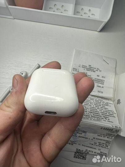 Беспроводные наушники apple airpods 2