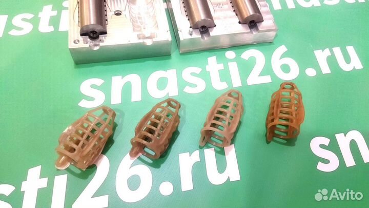 Форма для литья кормушки пуля