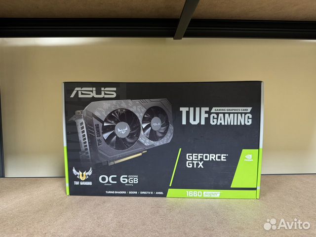 Новая Видеокарта asus GTX 1660 super TUF Gaming OC