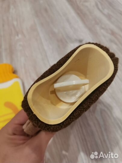 Грелка в вязанном чехле