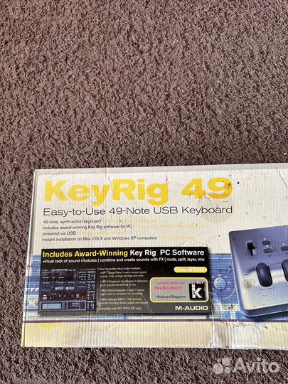 Midi-клавиатура M-Audio KeyRig 49 новая