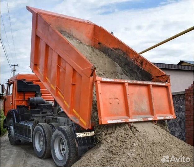 Песок для строительных работ