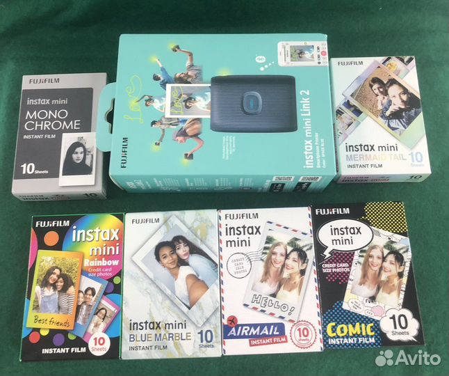 Fujifilm instax mini link 2 синий