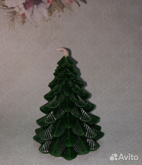 Новогодняя свеча. Ёлочка