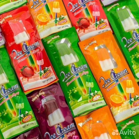 Леденцы на светящейся палочке