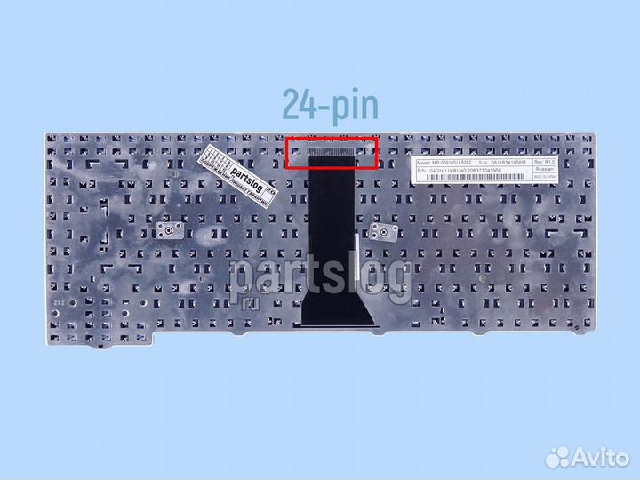 Клавиатура для Asus F3 PRO31 X52 Z53 Series 24-pin