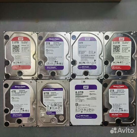 Бронь на все 8tb 4tb 3tb 2tb WD purz purz efrx