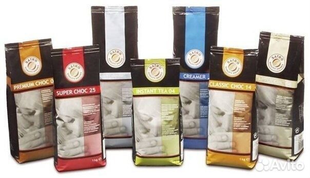 Ингредиенты для кофейных автоматов и кофеен