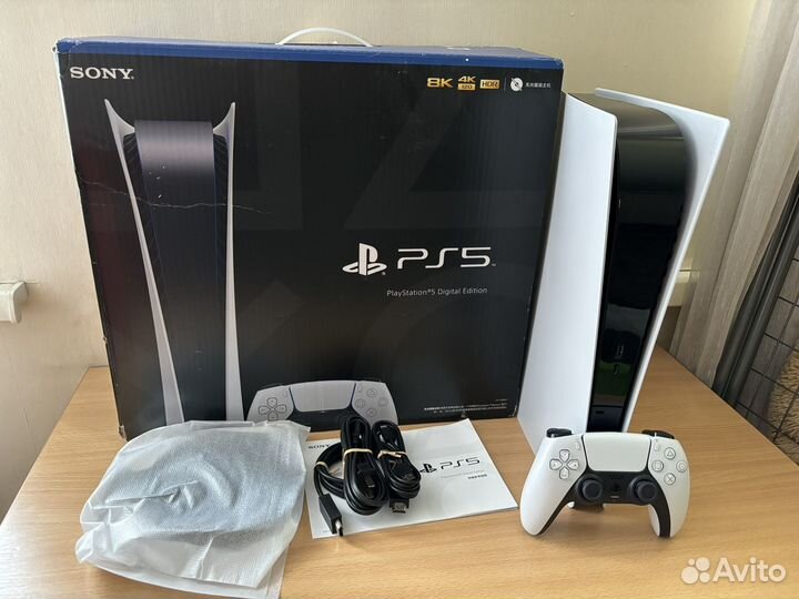 Ps5 digital edition Новая + 400 игр