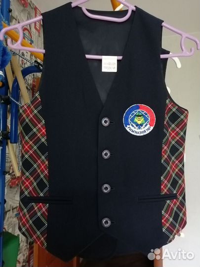 Школьный жилет для мальчика рост 134 и 146