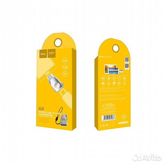 Переходник Hoco UA10 Micro USB-USB