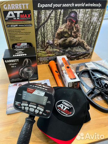 Металлоискатель Garrett AT Max+пинпоинтер+наушники