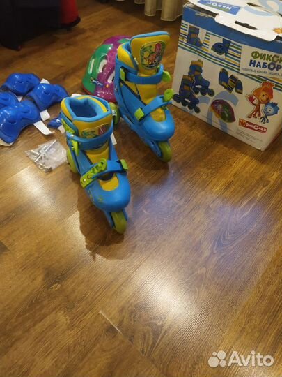 Роликовые коньки детские раздвижные