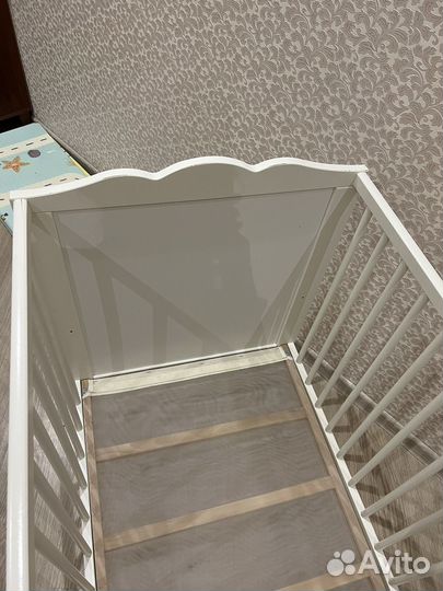 Детская кроватка икеа Хенсвик