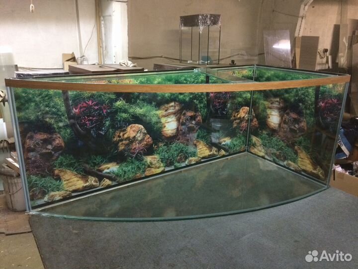 Аквариум сфера Полукруглый 500л