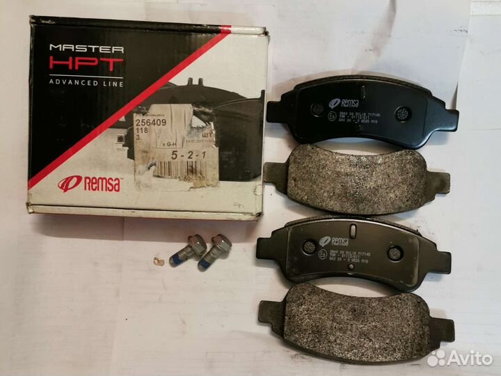 Колодки тормозные дисковые компл. 4 шт